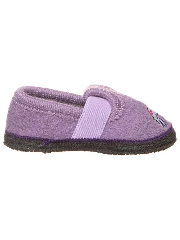 lamino Hausschuhe "Bobby Einhorn" in Lila Clearance