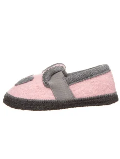 lamino Hausschuhe "Bobby Herz" in Rosa Hot