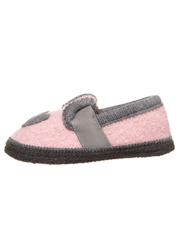 lamino Hausschuhe "Bobby Herz" in Rosa Hot