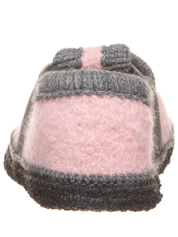 lamino Hausschuhe "Bobby Herz" in Rosa Hot