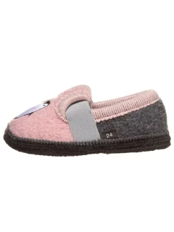 lamino Hausschuhe "Bobby Pinguin" in Rosa>Kinder Hausschuhe|Hausschuhe