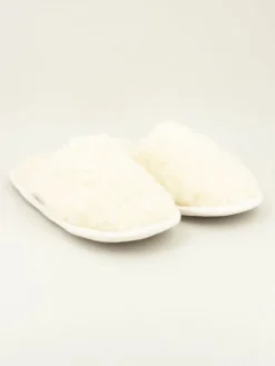 kitz pichler Hausschuhe "Curly" in Creme Discount
