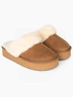 Blackfield Hausschuhe "Emilija" in Hellbraun New