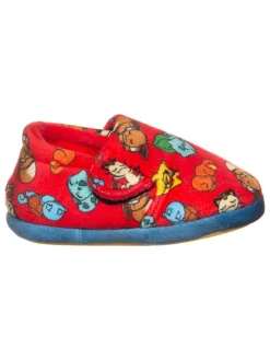 Clarks Hausschuhe "Fluffy Print" in Rot Clearance