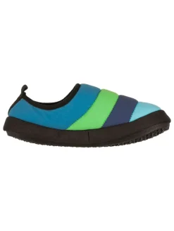 Trollkids Hausschuhe "Hut Mule XT" in Blau/ Grün New