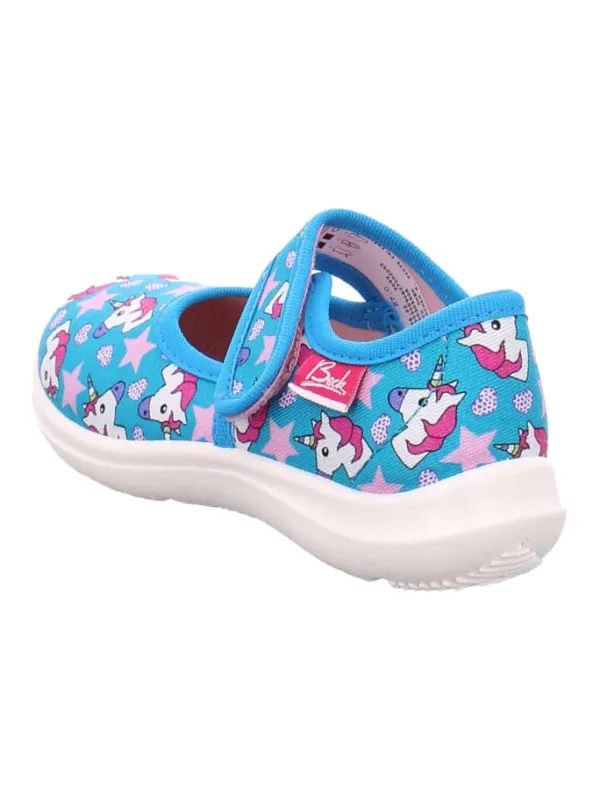 Beck Hausschuhe in Blau> Krabbelschuhe