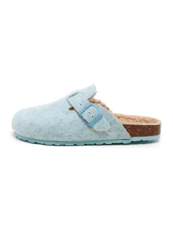 billowy Hausschuhe in Hellblau Sale