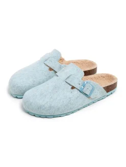 billowy Hausschuhe in Hellblau Sale
