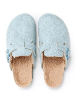 billowy Hausschuhe in Hellblau Sale