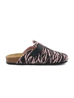 billowy Hausschuhe in Schwarz/ Rosa>Damen Hausschuhe