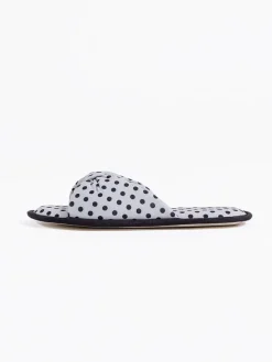admas Hausschuhe in Weiß/ Schwarz><noscript><img width=