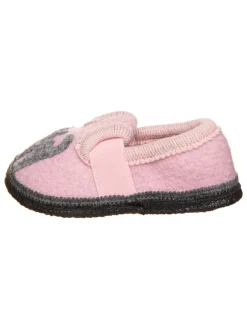 lamino Hausschuhe "Katze" in Rosa/ Grau Online