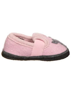 lamino Hausschuhe "Katze" in Rosa/ Grau Online
