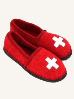 kitz pichler Hausschuhe "Klaus CH" in Rot>Kinder Hausschuhe|Hausschuhe