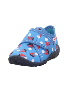 superfit Hausschuhe "Spotty" in Blau/ Rot/ Weiß> Hausschuhe