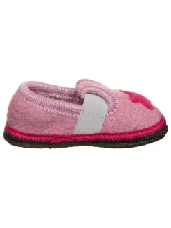 lamino Hausschuhe "Stern" in Rosa/ Pink/ Weiß New