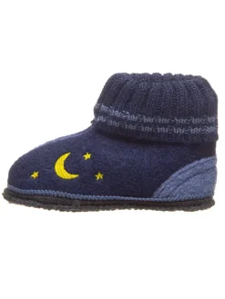 kitz pichler Hüttenschuhe "Kauns" in Dunkelblau>Kinder Hausschuhe|Hausschuhe