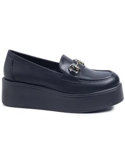 C'M Keilmokassins in Dunkelblau>Damen Halbschuhe