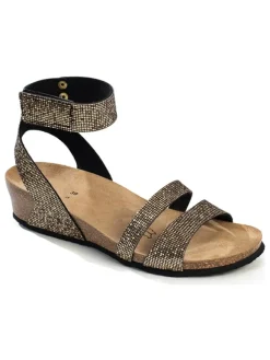 BACKSUN Keilsandaletten "Camiri" in Gold>Damen Sandalen