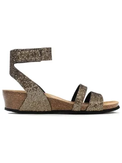 BACKSUN Keilsandaletten "Camiri" in Gold>Damen Sandalen