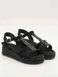 Belucci Keilsandaletten in Schwarz>Damen Sandalen
