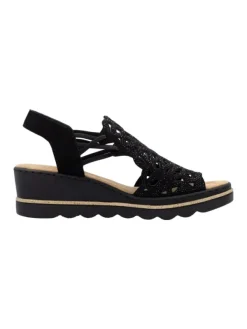 rieker Keilsandaletten in Schwarz>Damen Sandalen