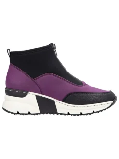 rieker Keilslipper in Lila/ Schwarz><noscript><img width=