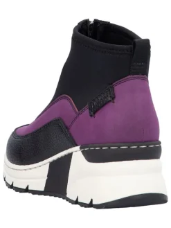 rieker Keilslipper in Lila/ Schwarz><noscript><img width=
