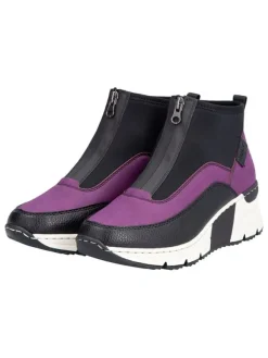 rieker Keilslipper in Lila/ Schwarz><noscript><img width=