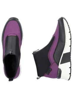 rieker Keilslipper in Lila/ Schwarz><noscript><img width=