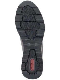 rieker Keilsneakers in Schwarz/ Hellbraun Discount