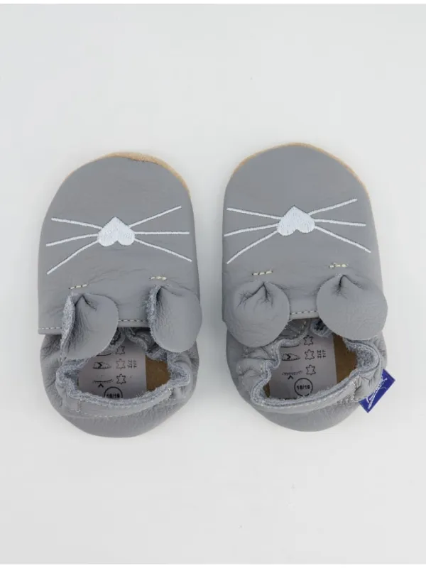 Beck Krabbelschuhe in Grau> Krabbelschuhe