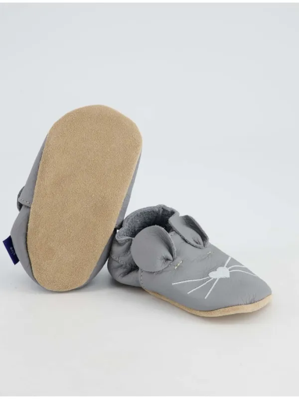 Beck Krabbelschuhe in Grau> Krabbelschuhe