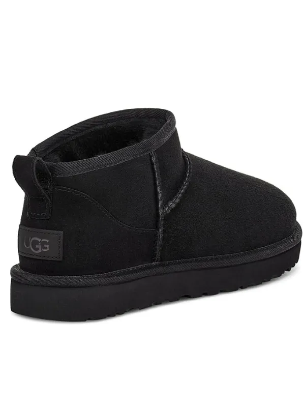 UGG Lammfell-Ankle-Boots in Schwarz>Damen Stiefeletten