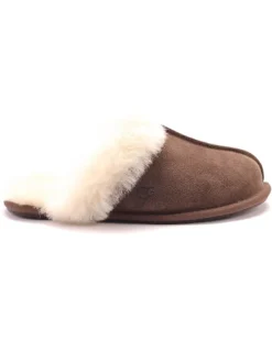 UGG Lammfell-Hausschuhe "Scuffette II" in Braun>Damen Clogs & Pantoletten|Hausschuhe