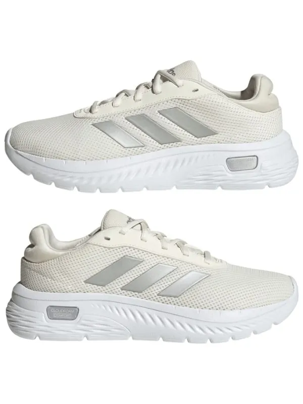 adidas Laufschuhe "Cloudfoam Comfy" in Creme/ Silber Clearance