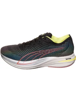 Puma Laufschuhe "Deviate Nitro WTR" in Schwarz/ Blau/ Silber New
