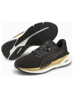 Puma Laufschuhe "Eternity Nitro" in Schwarz/ Gold>Damen Outdoor- & Sportschuhe