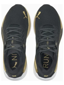 Puma Laufschuhe "Eternity Nitro" in Schwarz/ Gold>Damen Outdoor- & Sportschuhe