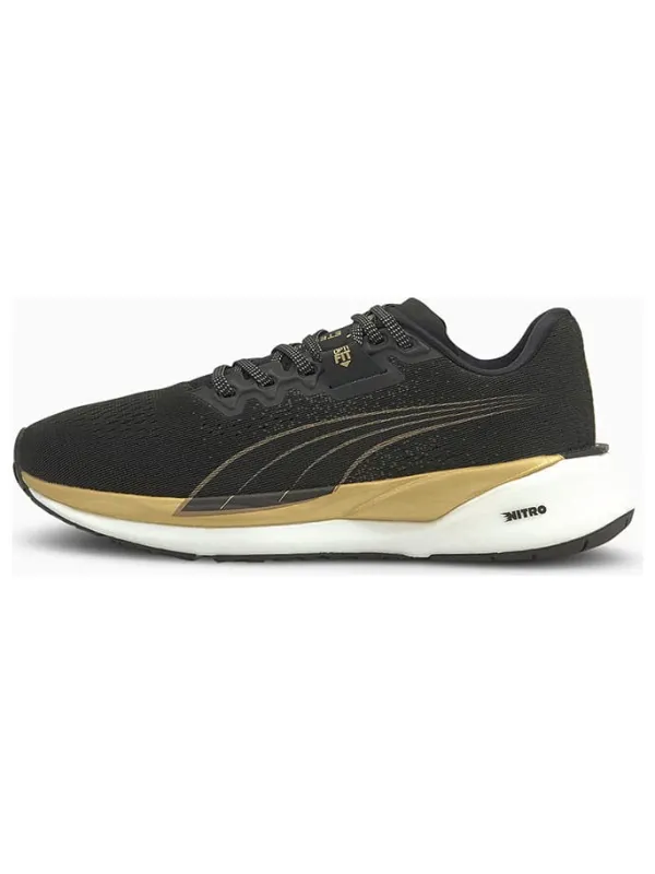 Puma Laufschuhe "Eternity Nitro" in Schwarz/ Gold>Damen Outdoor- & Sportschuhe