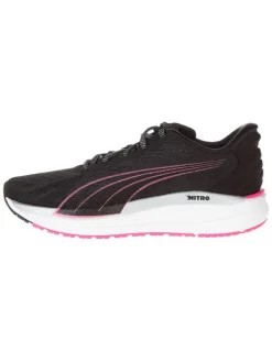 Puma Laufschuhe "Magnify Nitro Knit" in Schwarz/ Weiß/ Pink>Damen Outdoor- & Sportschuhe