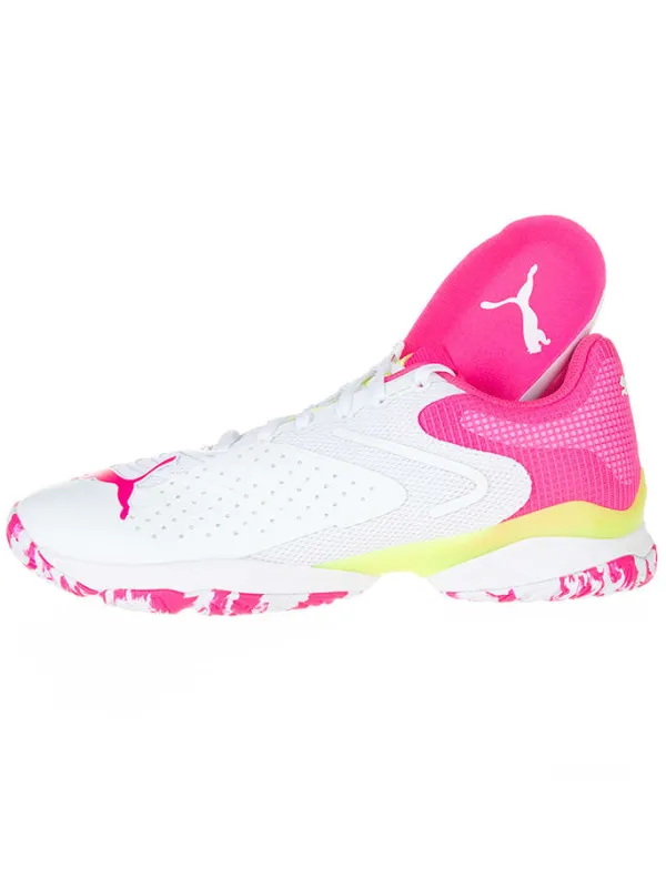 Puma Laufschuhe "Solarattack RCT" in Weiß/ Pink/ Gelb New