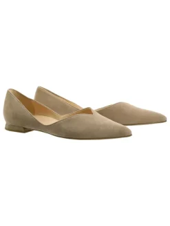 Högl Leder-Ballerinas "Basic" in Beige Outlet