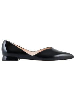 Högl Leder-Ballerinas "Basic" in Schwarz>Damen Ballerinas