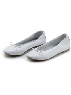 Anna Morellini Leder-Ballerinas "Eridinetta" in Weiß>Damen Ballerinas