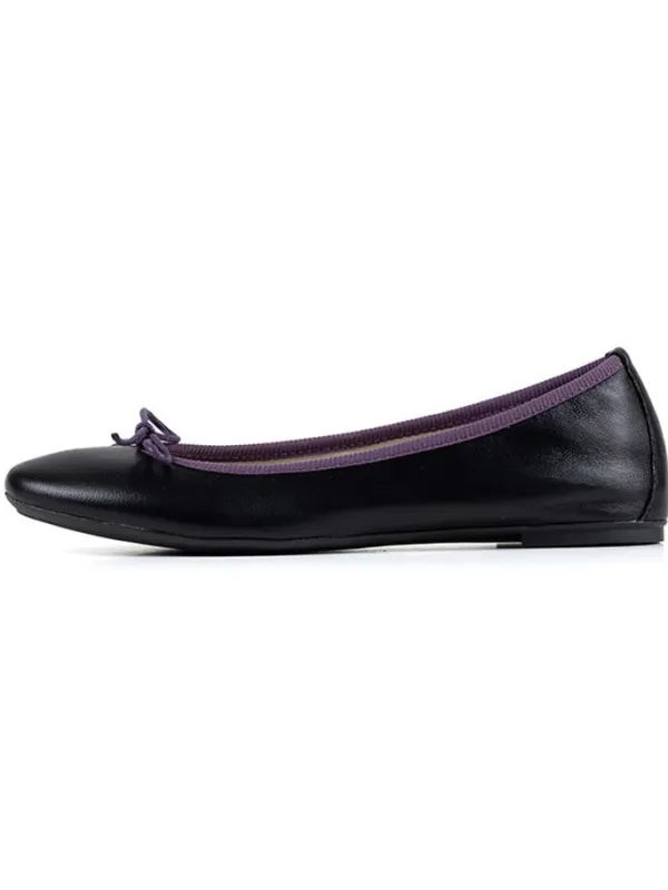 Anna Morellini Leder-Ballerinas "Evanna" in Schwarz Discount