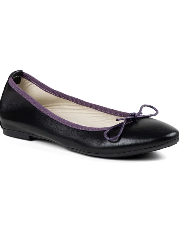 Anna Morellini Leder-Ballerinas "Evanna" in Schwarz Discount