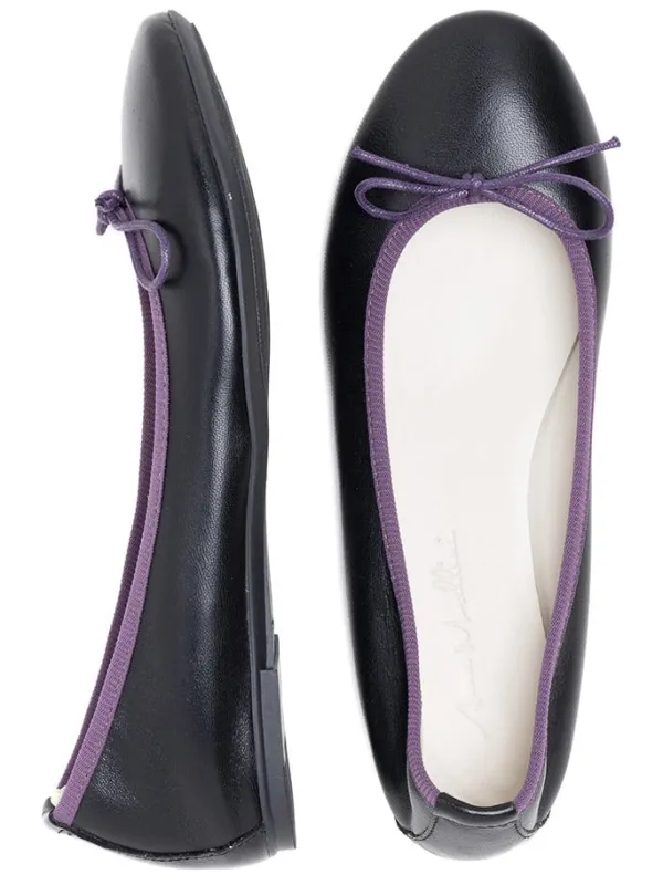 Anna Morellini Leder-Ballerinas "Evanna" in Schwarz Discount