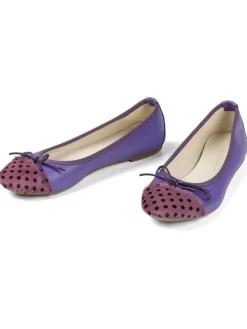 Anna Morellini Leder-Ballerinas "Fabella" in Lila>Damen Ballerinas