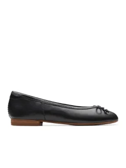 Clarks Leder-Ballerinas "Fawna" in Schwarz>Damen Ballerinas